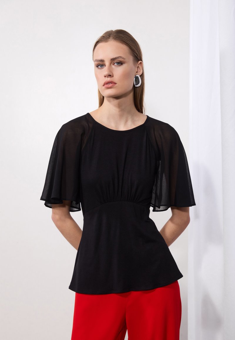 Anna Field Triko s potiskem - black