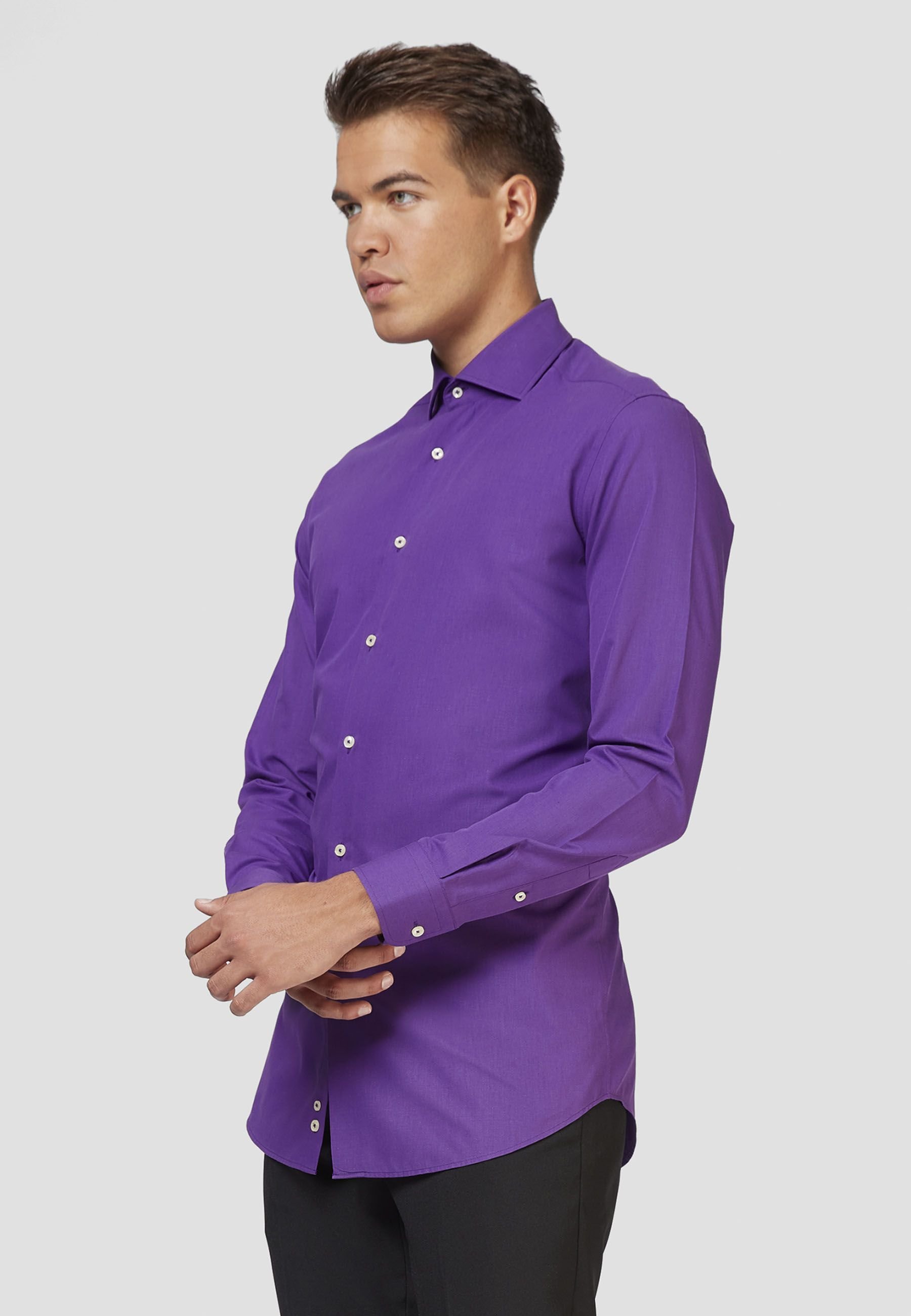 OppoSuits SOLID Camisa purple/morado