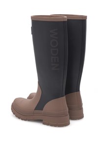 Woden Bottes en caoutchouc - black cortado
