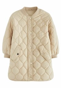 Next - LONGLINE QUILTED PADDED COAT - Téli kabát - neutral Miniatűr kép 1