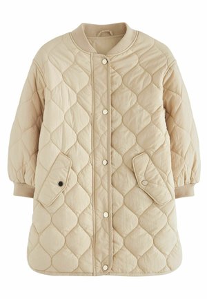 LONGLINE QUILTED PADDED COAT - Ziemas mētelis - neutral