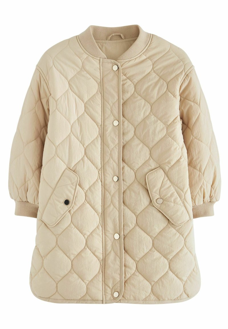 Next - LONGLINE QUILTED PADDED COAT - Téli kabát - neutral, Nagyítás