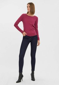 Vero Moda VMCARE STRUCTURE O-NECK - Jumper - dry rose