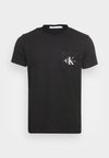 CORE MONOGRAM POCKET - T-shirt basic - black