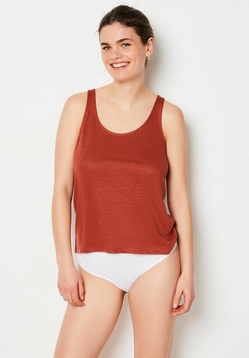 Etam Pyjamashirt bruin Etam Pyjamashirt bruin