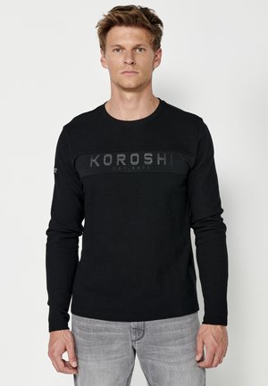 Top dugih rukava - black