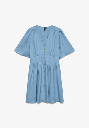 Vero Moda, VMMELANEY Short - Jurk - chambray blue
