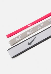 Nike Performance MIXED WIDTH HEADBANDS 3 PACK - Ostali dodaci - aster pink/lt iron ore/white