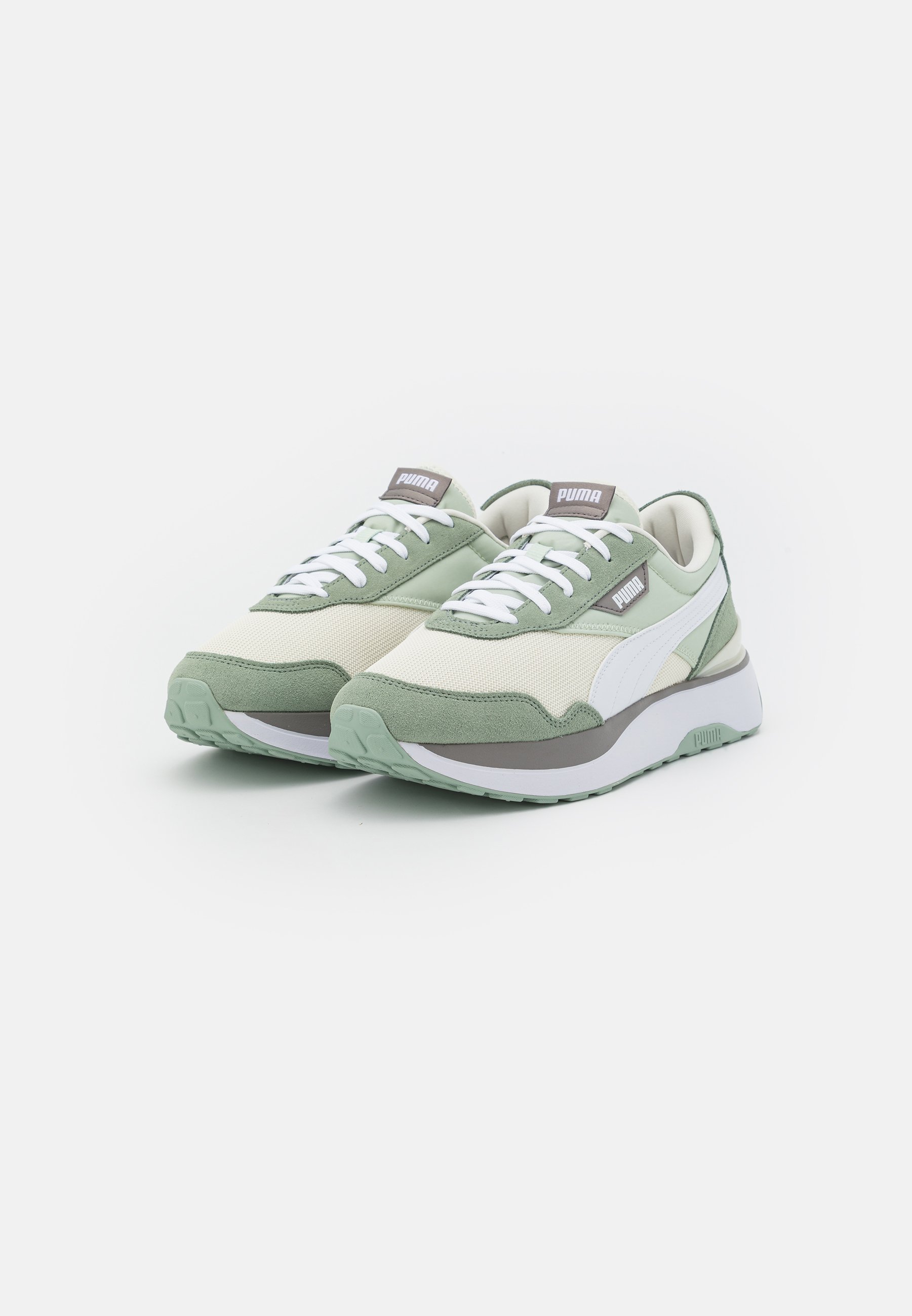 Puma CRUISE RIDER ROAD - Zapatillas - white/green/verde - Zalando.es