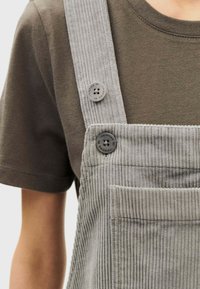 Thinking Mu LUZ - Latzhose - light grey