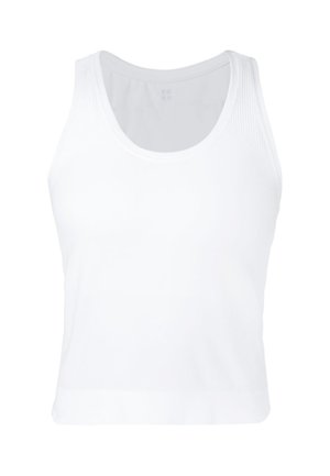Sweaty Betty, ATHLETE CROP SEAMLESS WORKOUT TANK TOP - Top - white