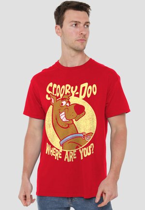 Cotton Soul, SCOOBY DOO WHERE ARE YOU - T-Shirt print - red