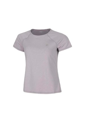Print T-shirt - lavender gray