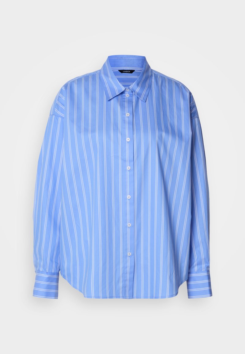 Lindex Overhemdblouse blauw Lindex Overhemdblouse blauw