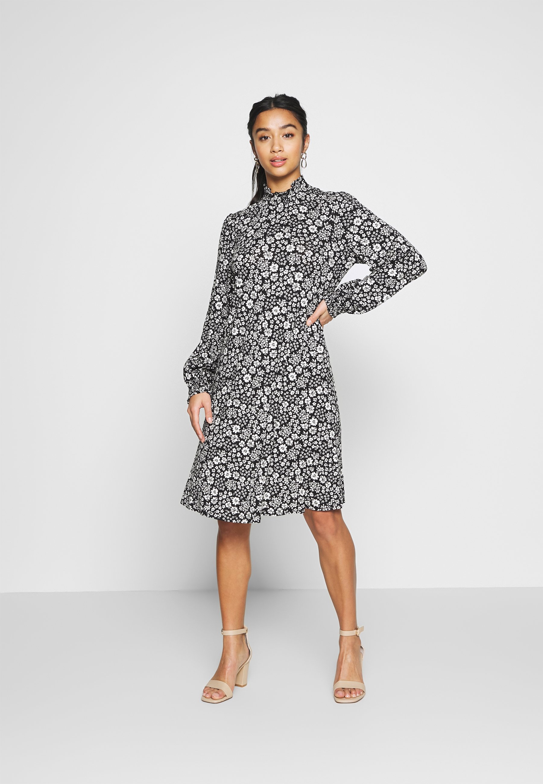 printed satin frocks