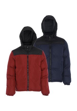 Mo, 2-PACK - Winter jacket - dunkelblau dunkelrot
