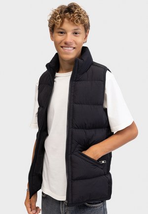 Redefined Rebel TERAFAEL VEST REGULAR FIT - Veste sans manches - black