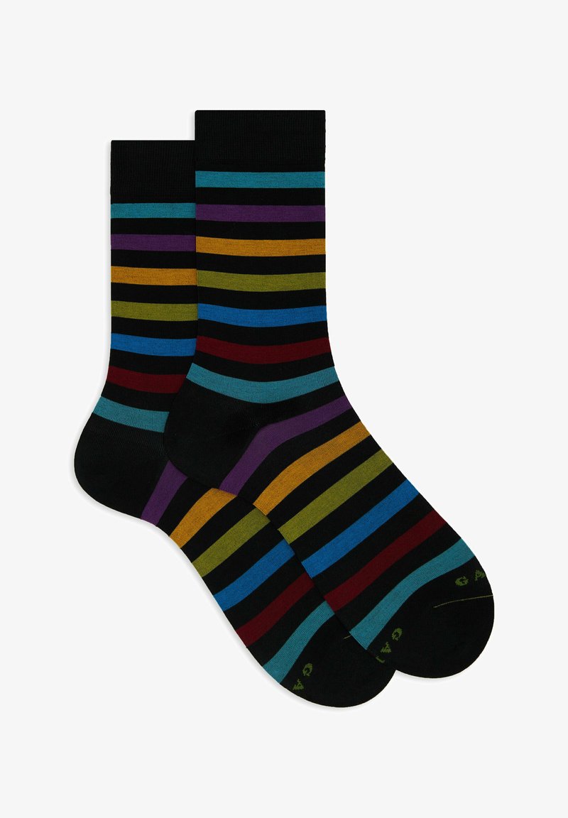 Gallo WITH EVEN STRIPES - Calze - antracite