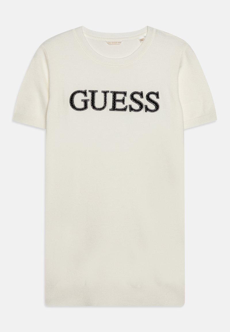 Guess JUNIOR DRESS Gebreide jurk cream white/crème Zalando.nl