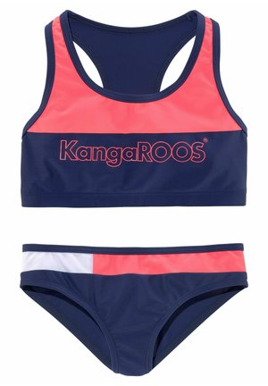 KangaROOS Bikini - marine/pink/weiß