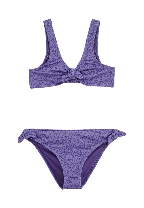 WE Fashion SET - Costum de baie din două piese - purple