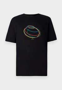 CASUAL FIT RINGS - Apdrukāts T-krekls - black