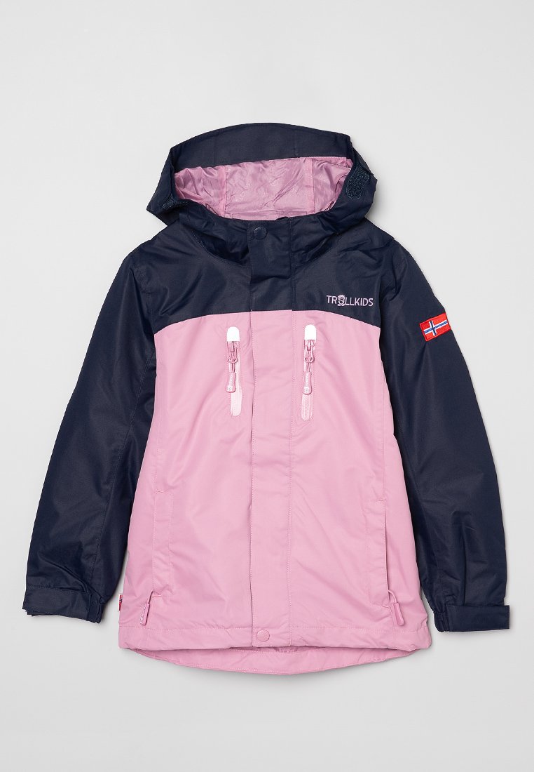 Trollkids Hardshell-jas roze