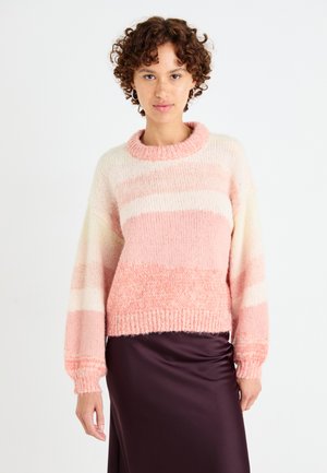 ONLJENNY LIFE ONECK  - Maglione - terra cotta