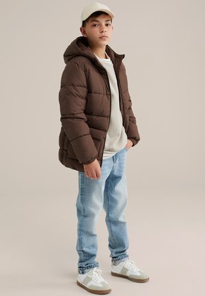 WE Fashion BLUE RIDGE - Športni pulover - light brown