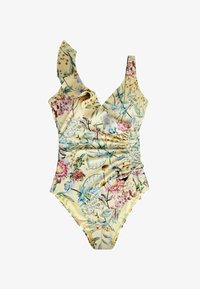 Niet geselecteerd, yellow floral