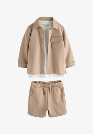 Next, REGULAR FIT-SET - Pantalones deportivos - tan/brown