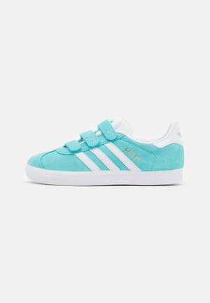 GAZELLE UNISEX - Sneakers laag - pulse aqua/footwear white