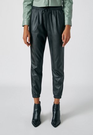 Stoffhose - mottled black