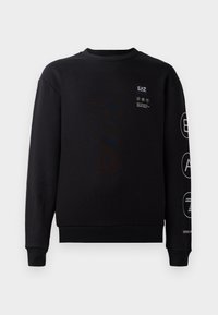 TRAIN LOGO UNISEX - Sweatshirt - black/silver-coloured