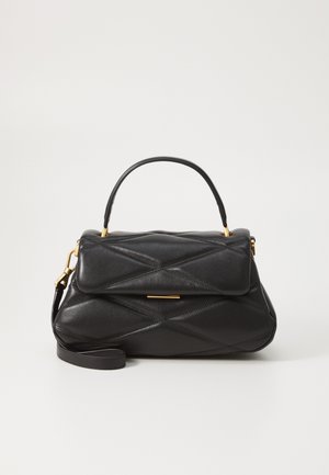 GRACE QUILTED SMALL TOP HANDLE - Handbag - black