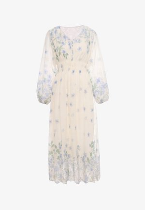 usha, Maxi-jurk - cream blue