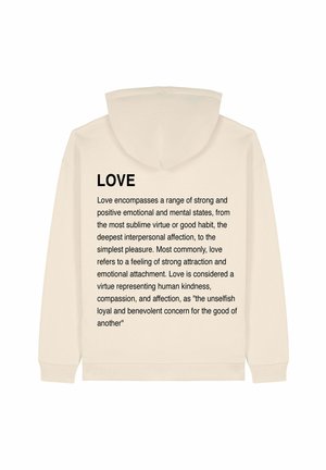 LOVE DEFINITION OVERSIZED  - Hoodie - off white