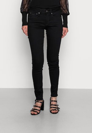 MID SKINNY - Jeans Skinny Fit - pitch black