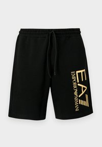TRAIN CORE BIG LOGO - Shorts - black/gold coloured