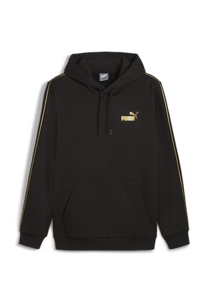 ESS TAPE MINIMAL - Felpa con cappuccio - black