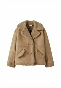 FLIEGER - Imitatieleren jas - oxford tan