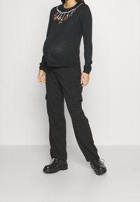 ONLY MATERNITY Neule - black
