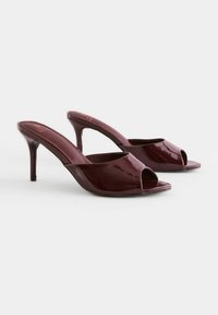 Next FOREVER COMFORT- REGULAR FIT - Mules med hæl - burgundy