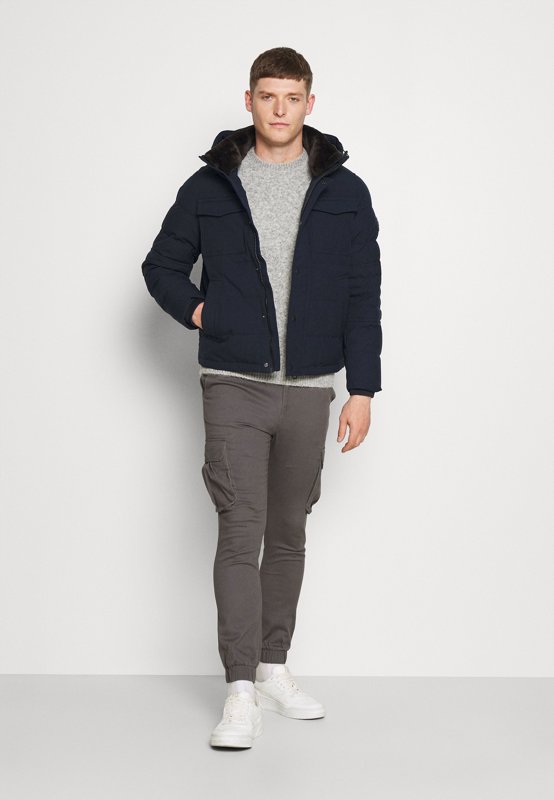 Tommy Hilfiger ROCKIE UTILITY - Giubbotto Bomber - desert sky/blu scuro -  Zalando.it