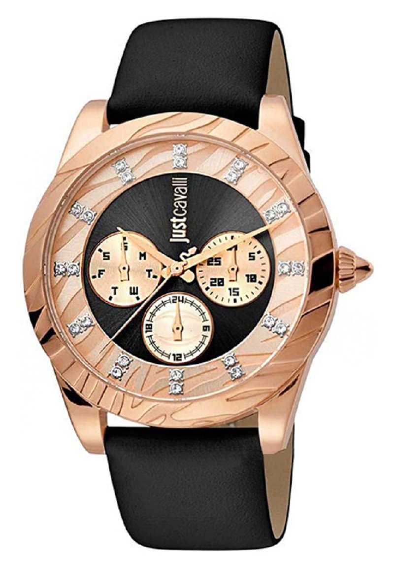 Montre Femme Just Cavalli R7253178525 Quartz - Boîtier Acier Inoxydable Argent 39mm, Bracelet Acier, étanche 30m