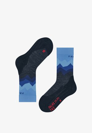 FALKE, TK2 TREND KIDS TREKKING SOCKEN UNISEX - Sportsokken - marine