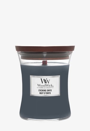 Woodwick MEDIUM HOURGLASS JAR EVENING ONYX - Geurkaars - grey