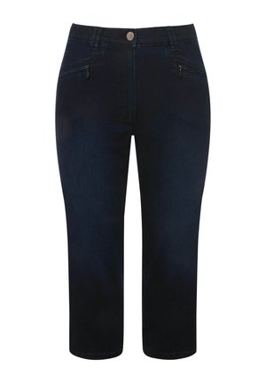 Ulla Popken Mony taille élastique - Denim shorts - rinsed wash