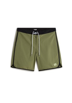 MTE EVERRIDE SCALLOPED SOLID BOARD - Swimming shorts - loden green