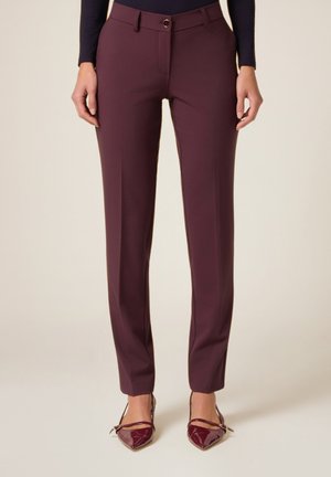Oltre PALAZZO - Pantaloni - bordeaux